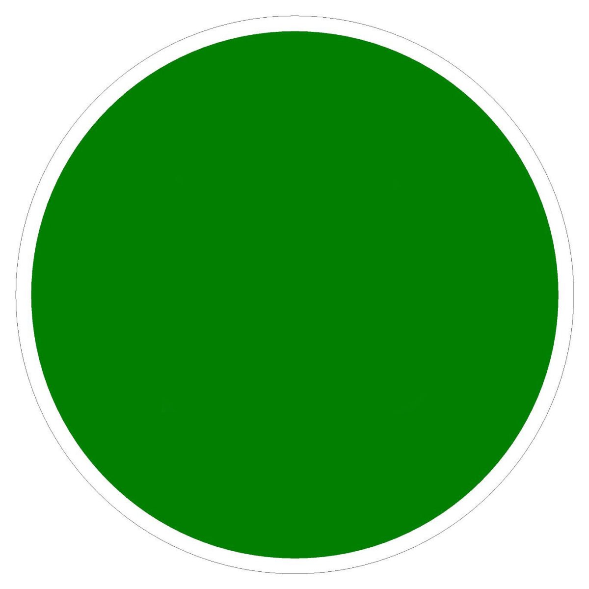Зеленый кружок
