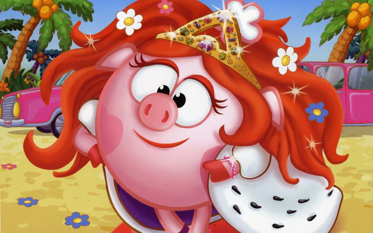 Шар круг Смешарики Нюша