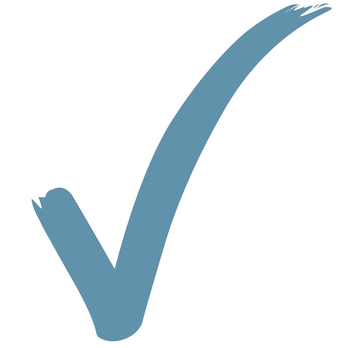 Синяя галочка