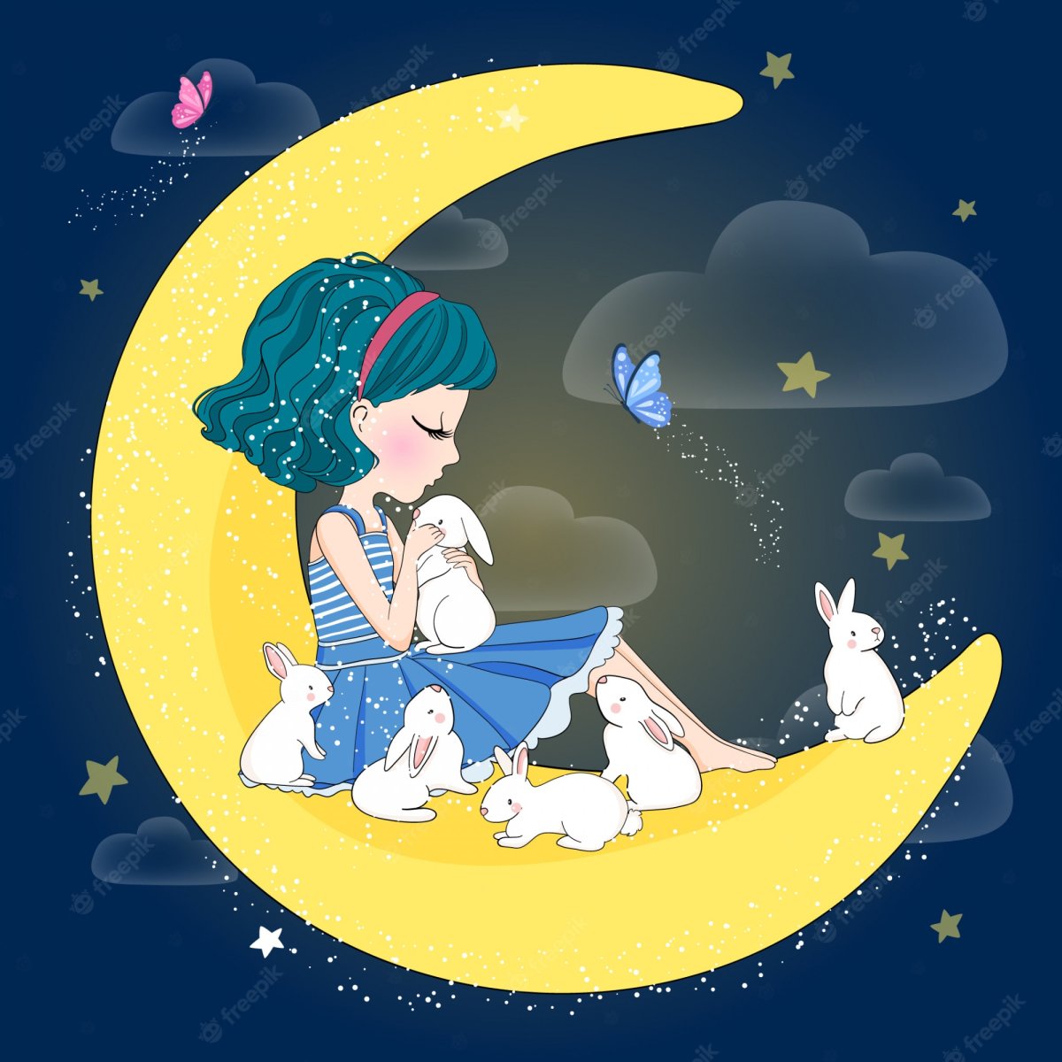 Силуэт девочки