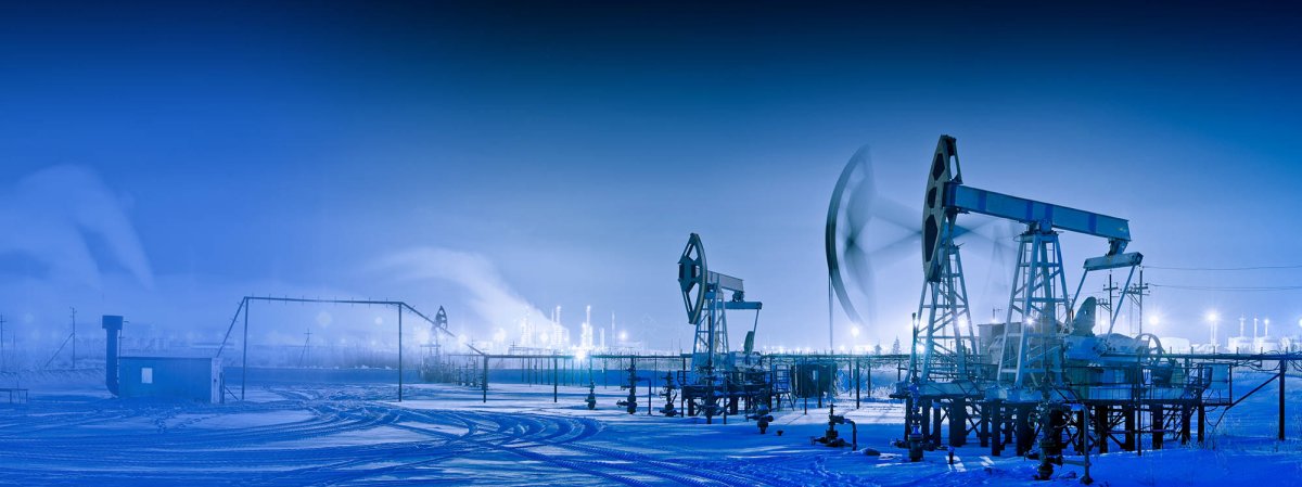 Газовая вышка Газпром добыча Надым