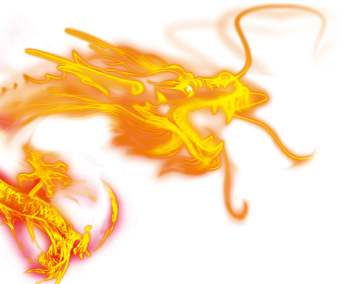 Дракон из огня