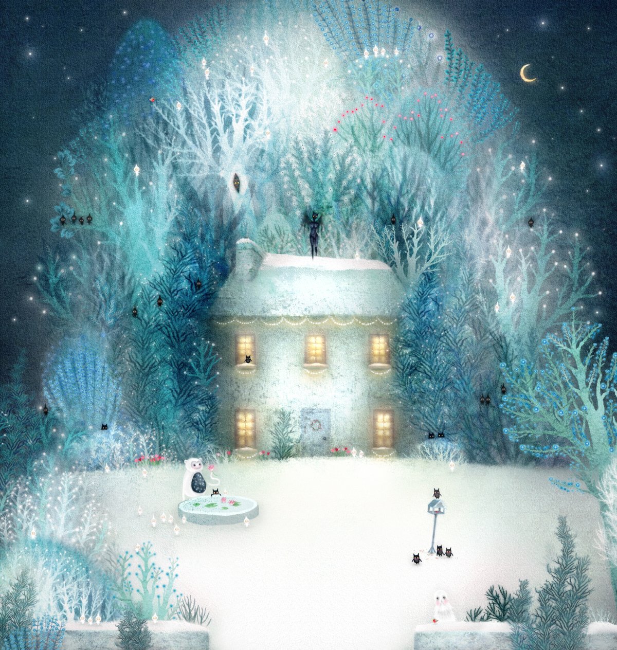 Лиза Эванс иллюстрации зимы