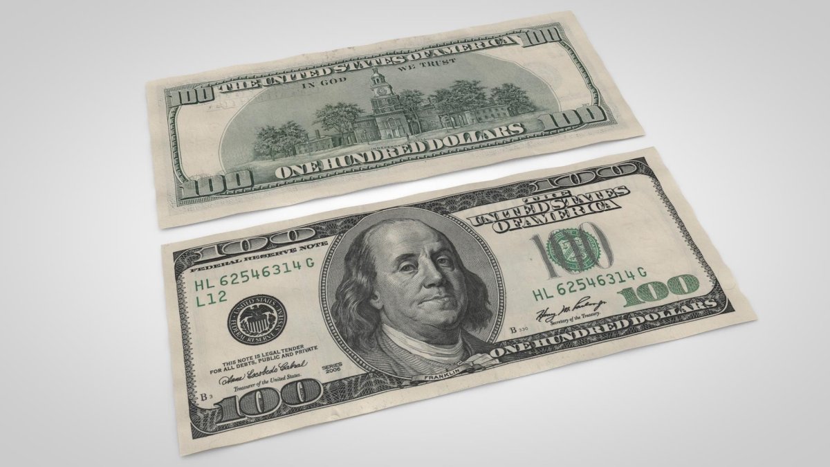 100 Долларов купюра оригинал