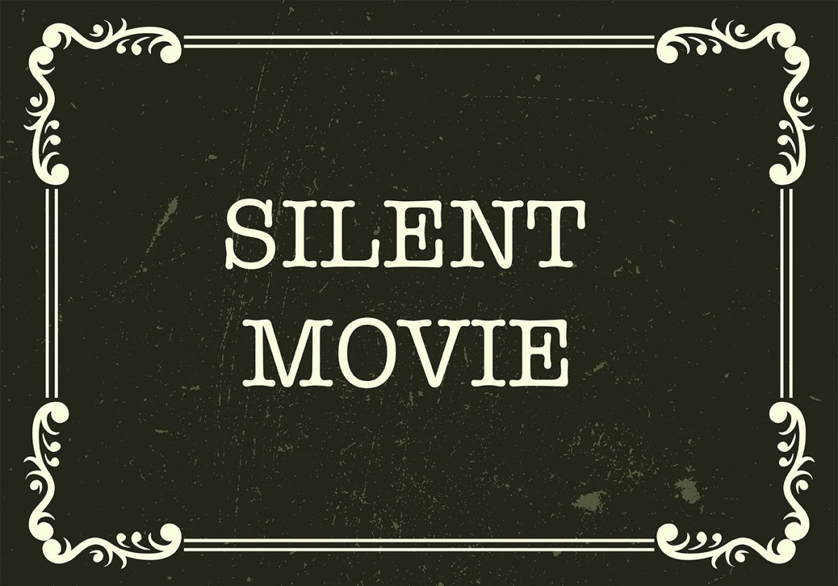 Немое кино титры