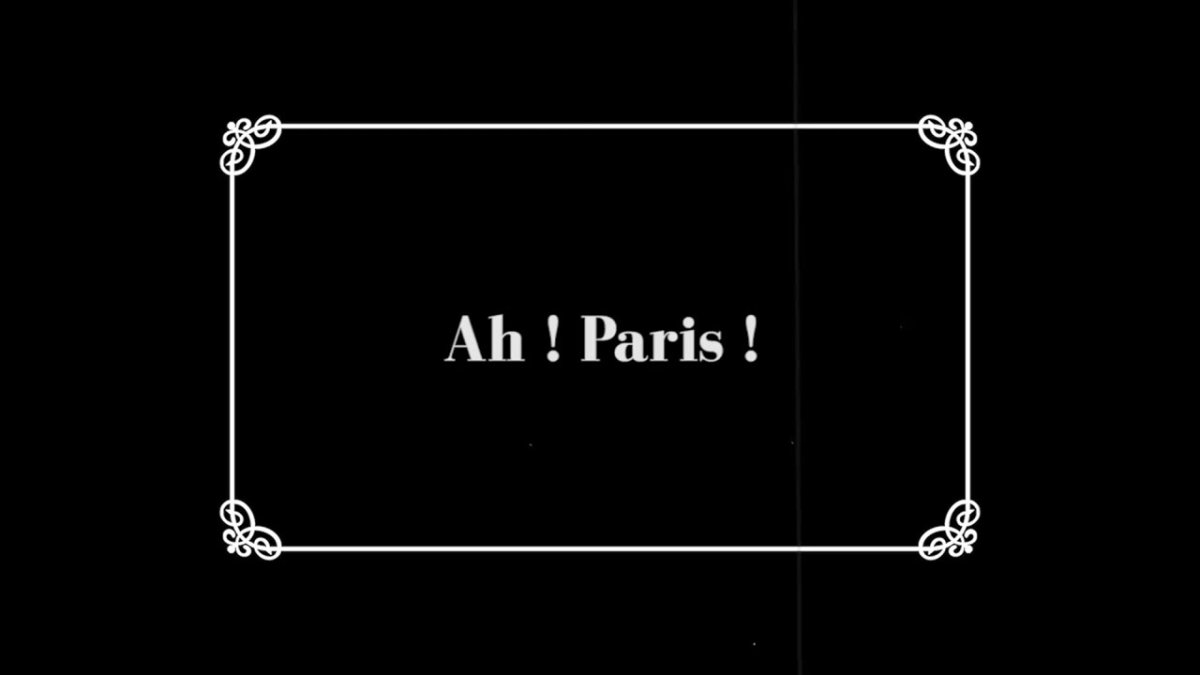 Рамка в стиле немого кино