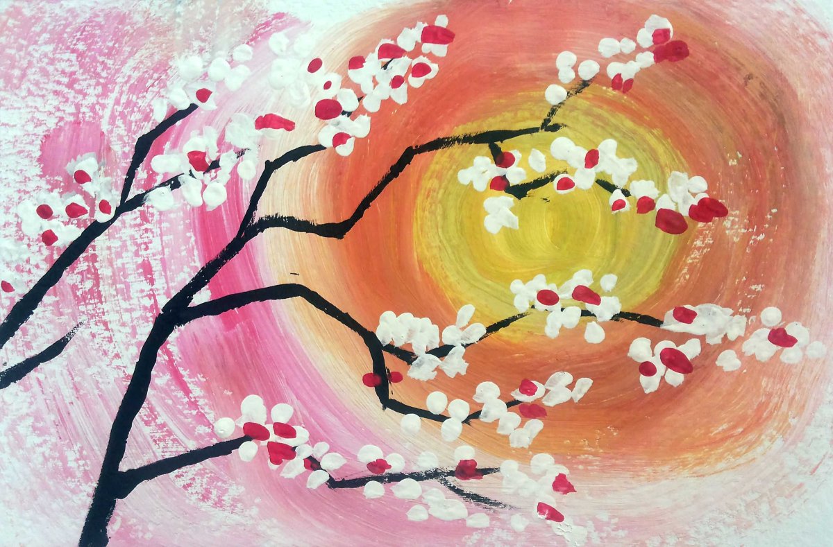 Рисунки гуашью для начинающих