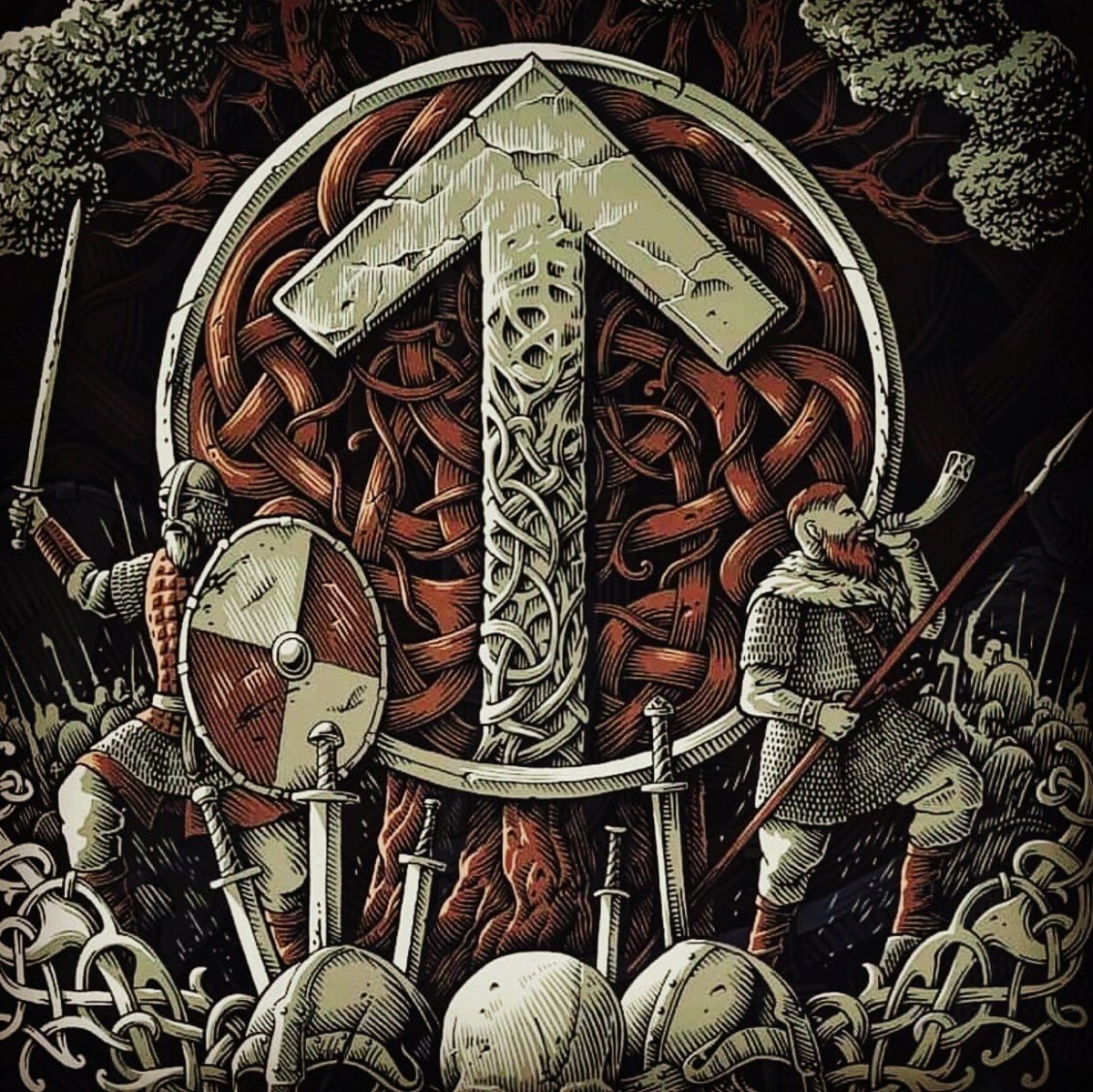 Скандинавские руны Тейваз