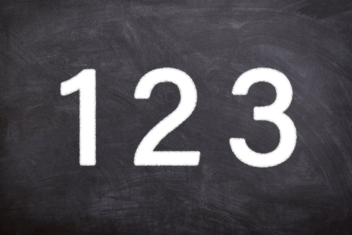 Цифра 2 без фона