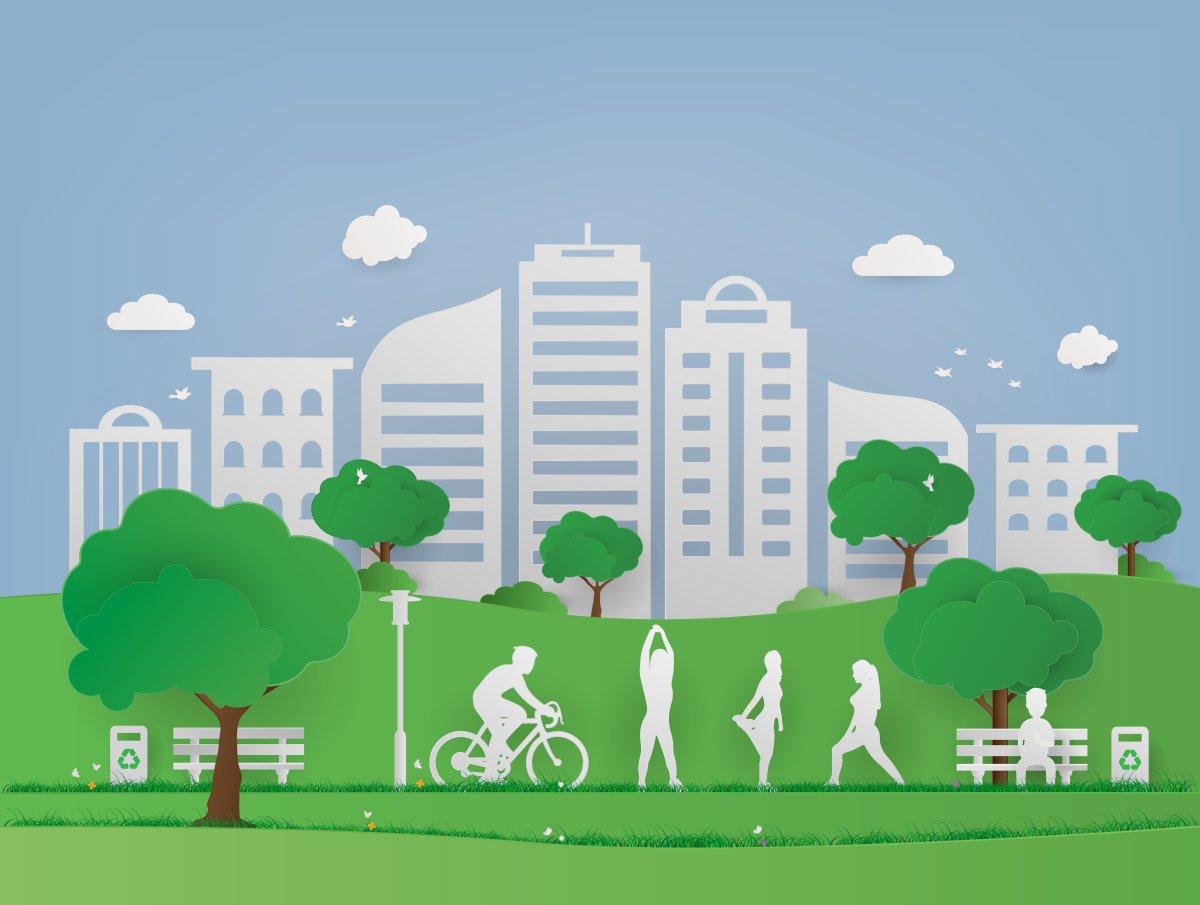 Фон экология город