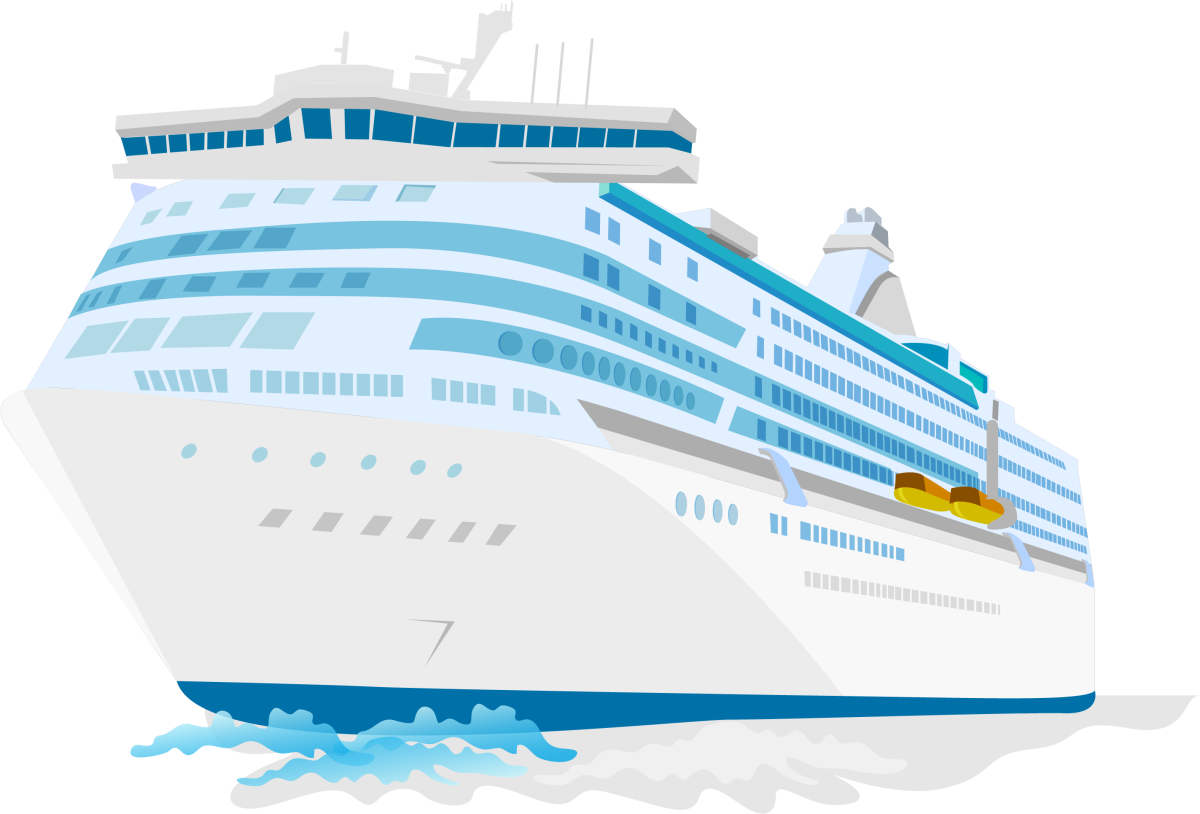 Круизный лайнер вектор
