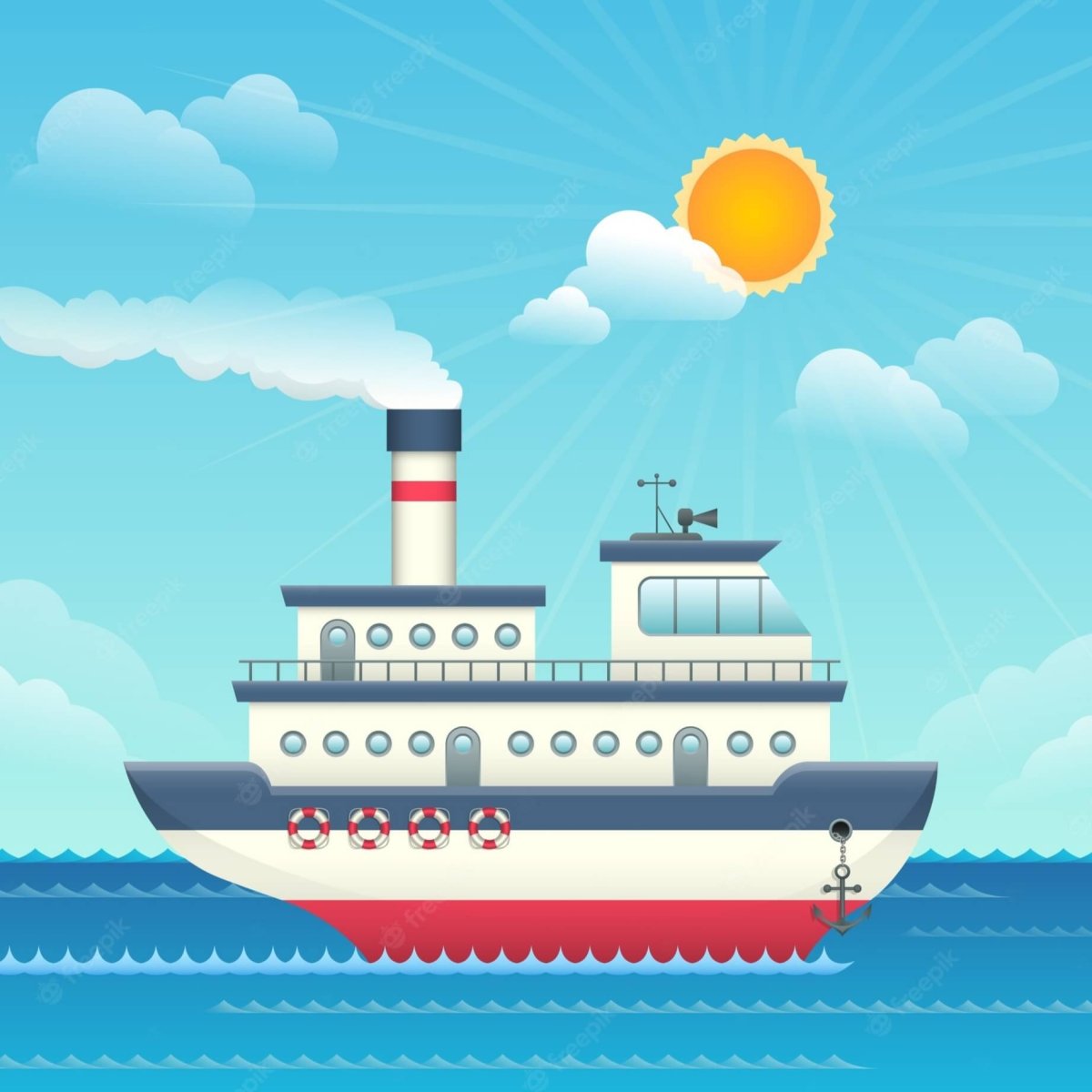 Пароход для детей