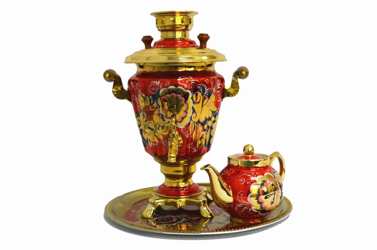 Тульский самовар вектор