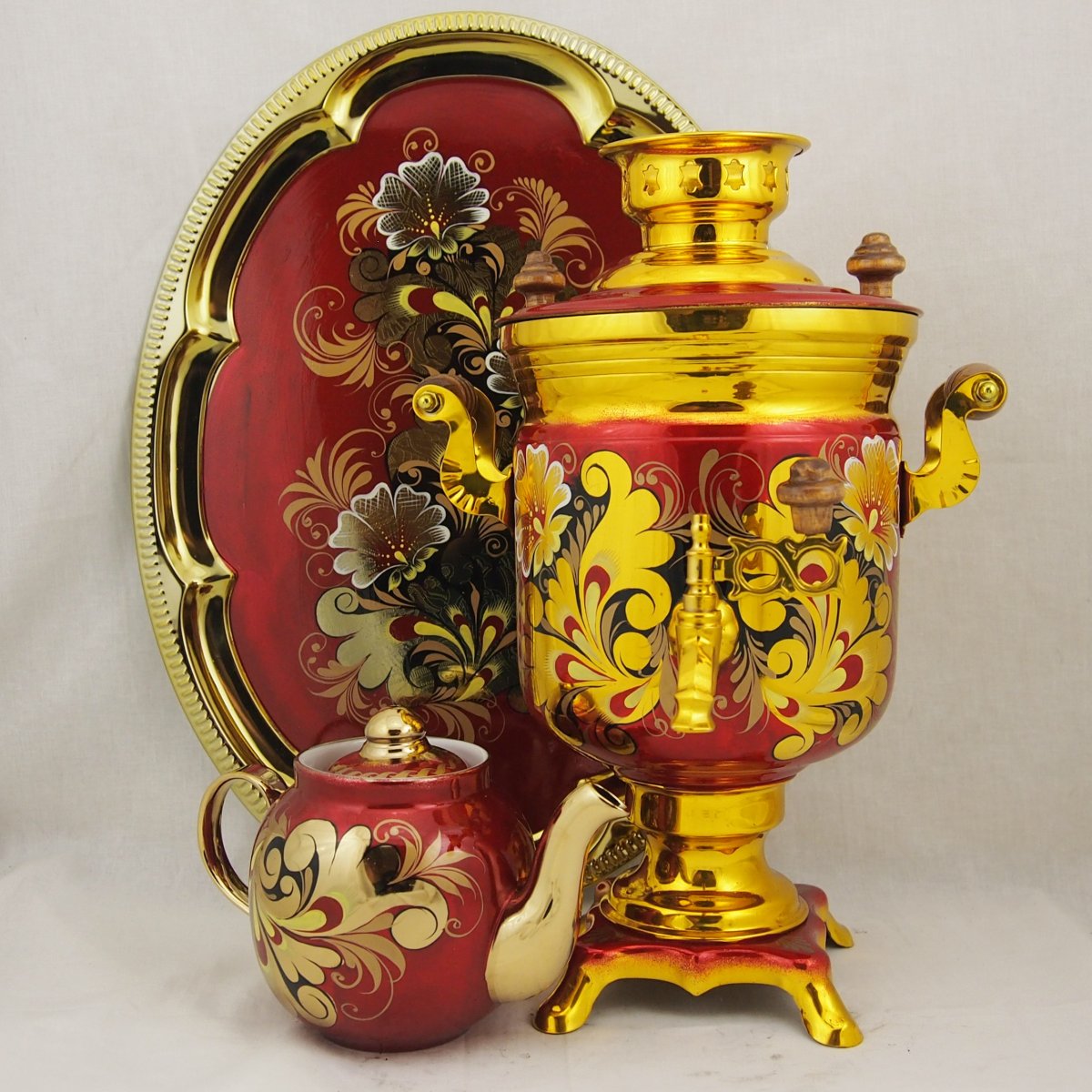 Расписные Тульские самовары