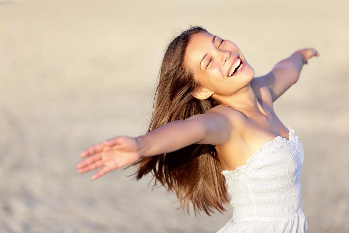 Счастливая девушка