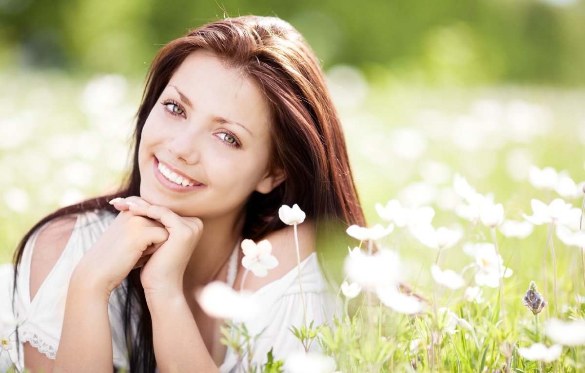 Счастливая девушка