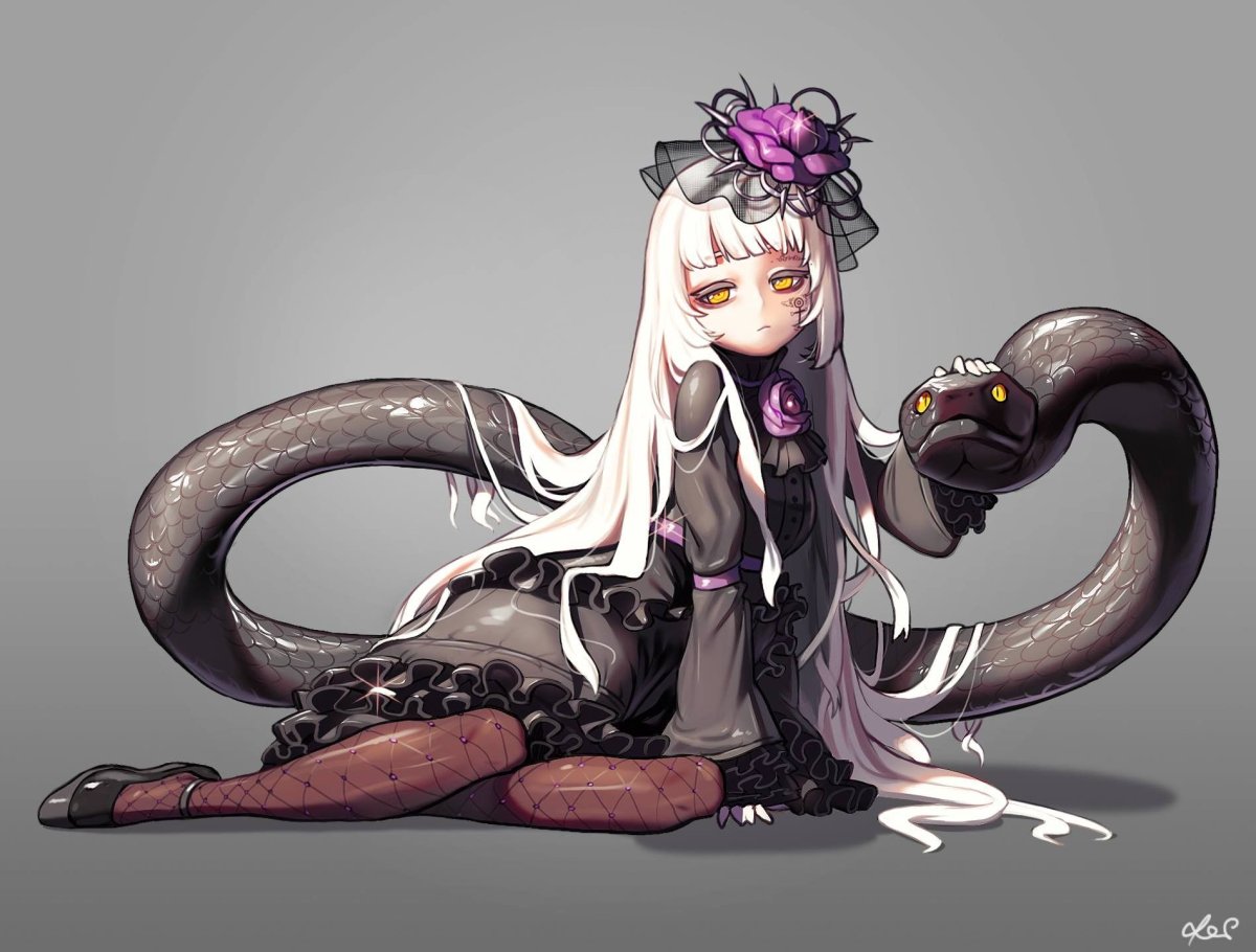 Девушка монстр арт