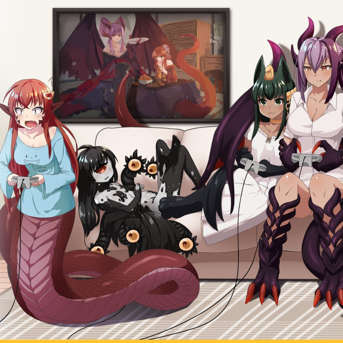 Аниме мамоно монстры