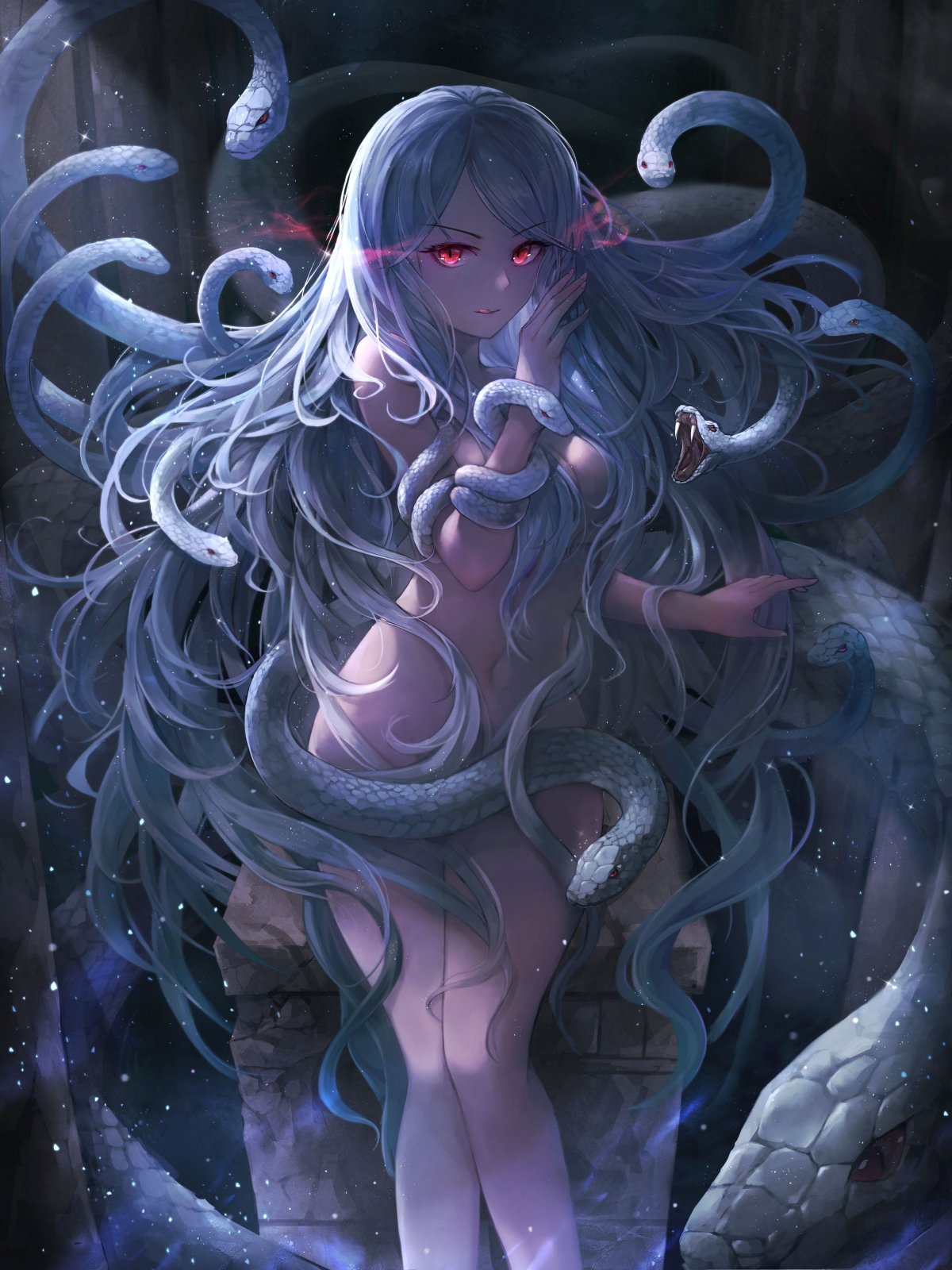 Аниме Ламия медуза