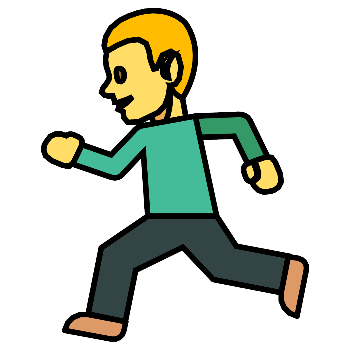 Знак бегающего человека