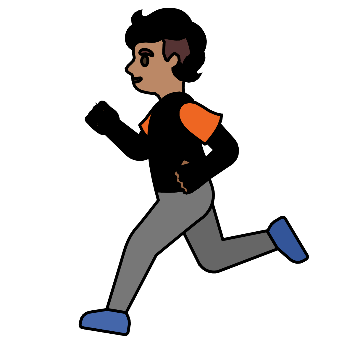 Бег без фона