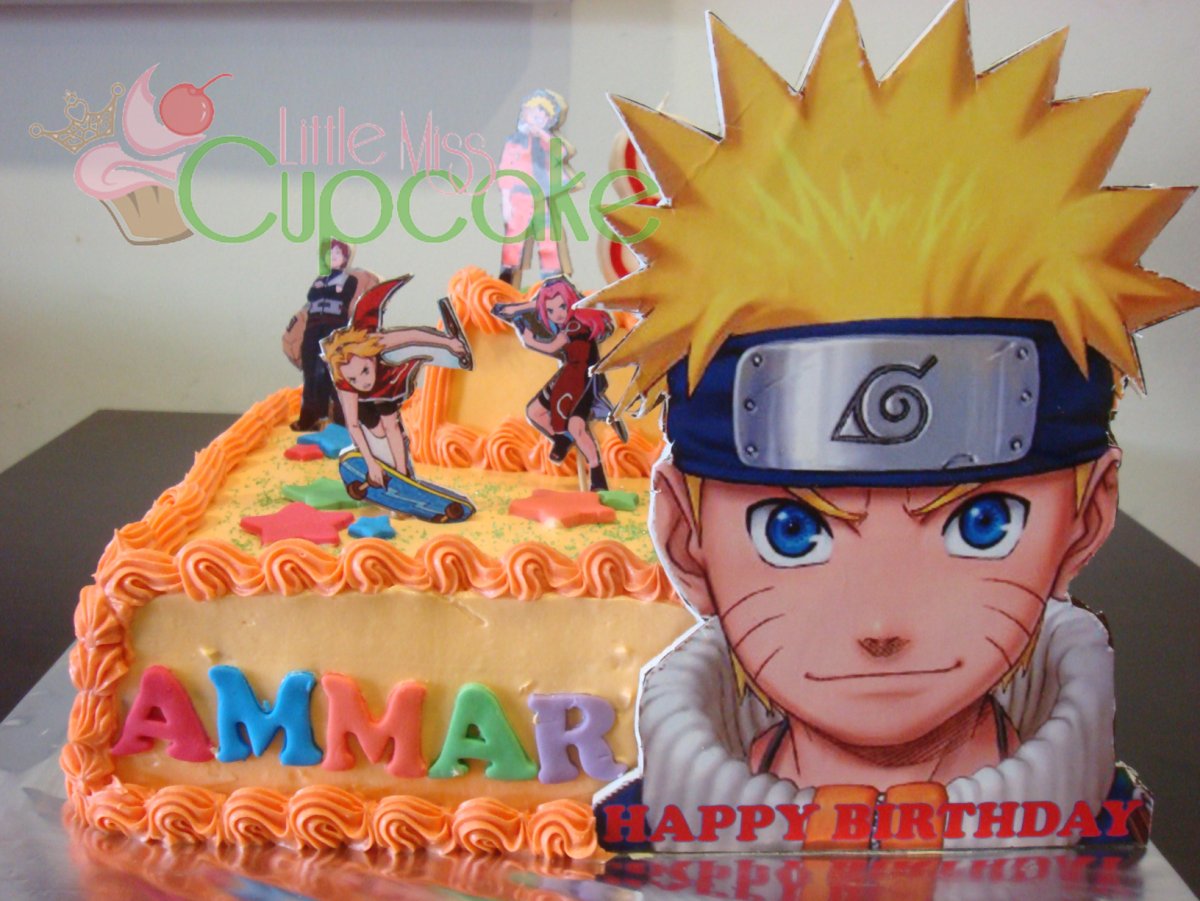 Торт с героями Наруто