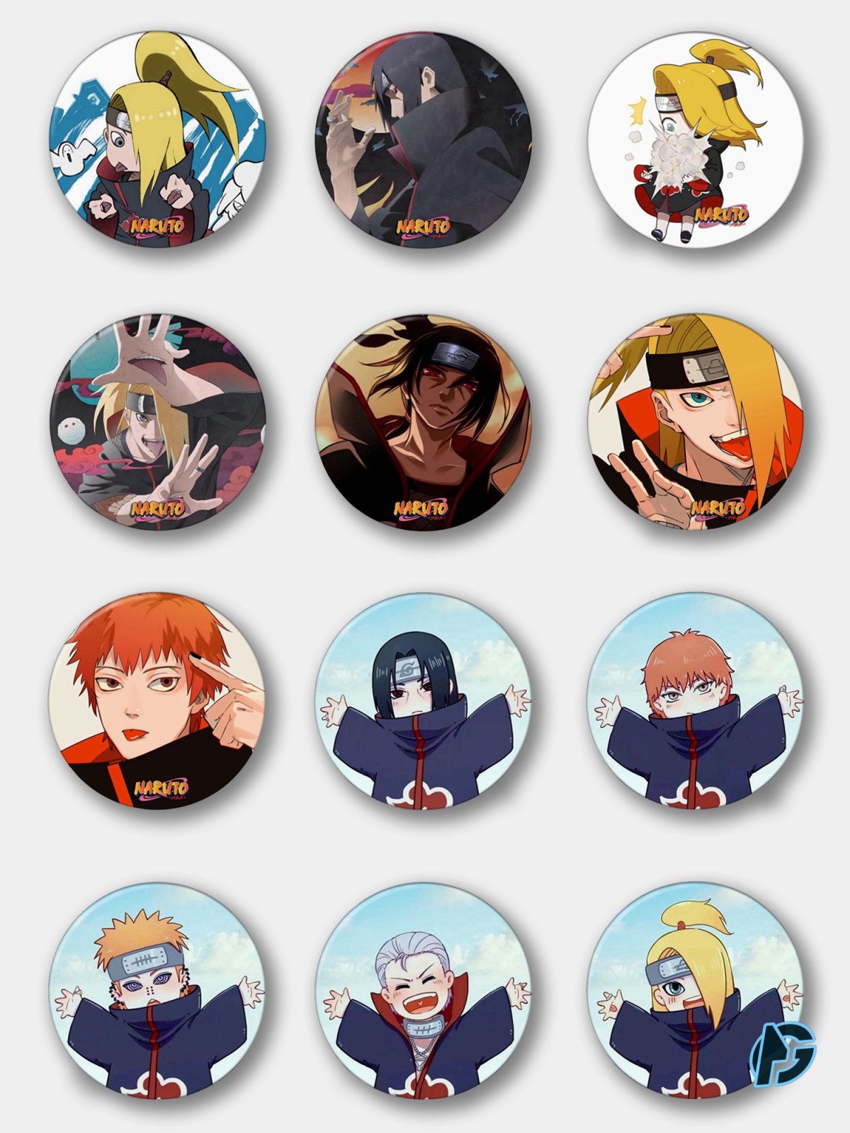 Наклейки Наруто