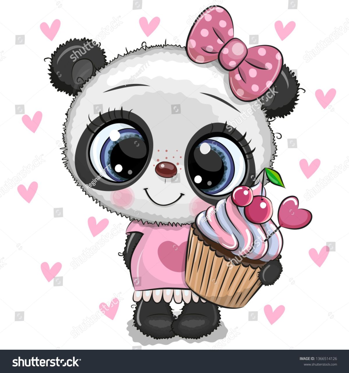 Иллюстрации reginast777 Панда