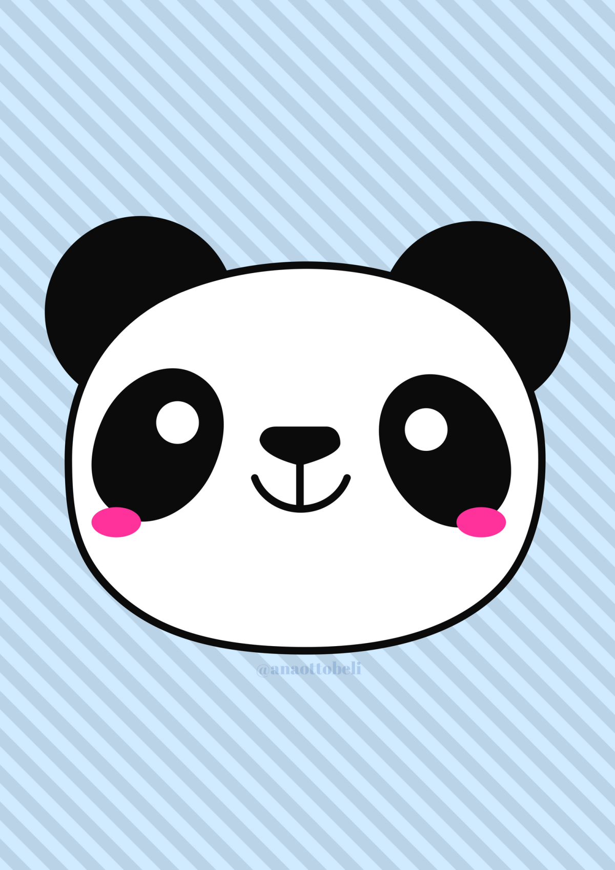 Панда малыш рисунок