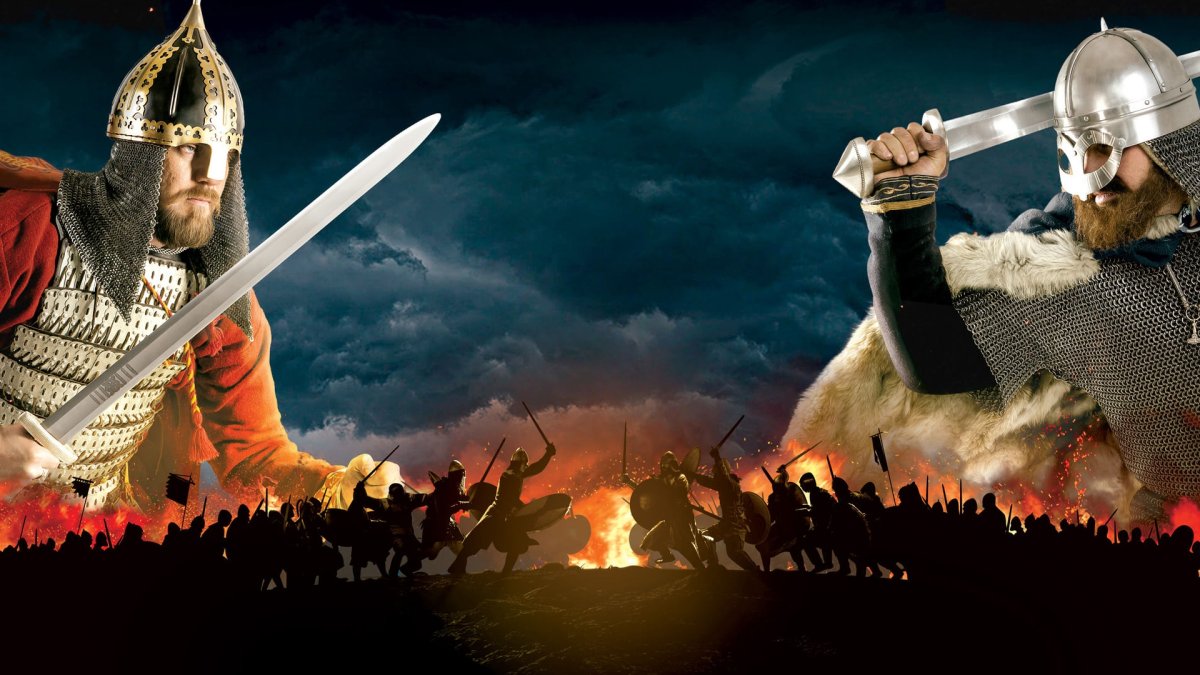 Славянский воин с мечом