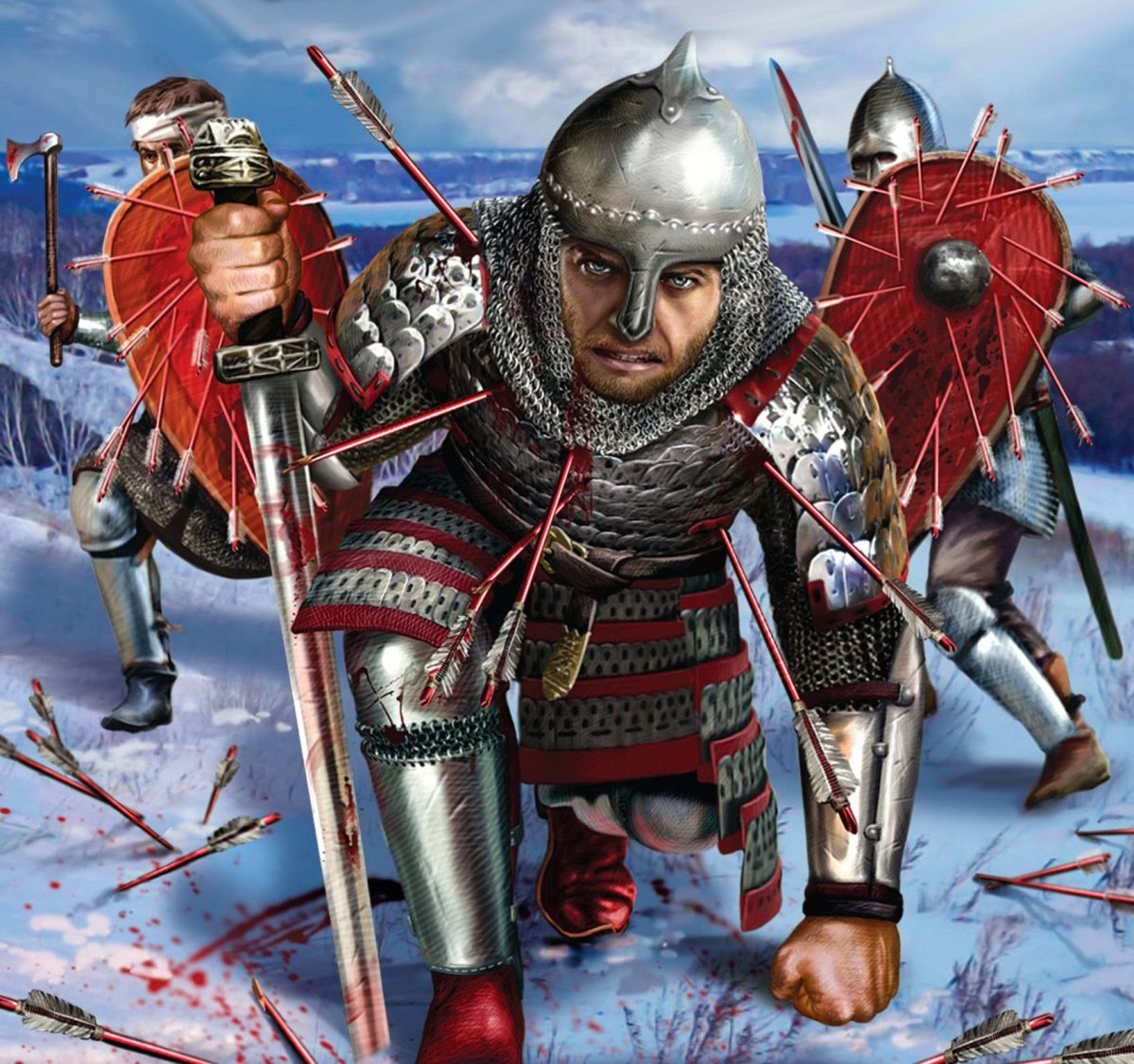 Русь. Новгородский дружинник 13 век