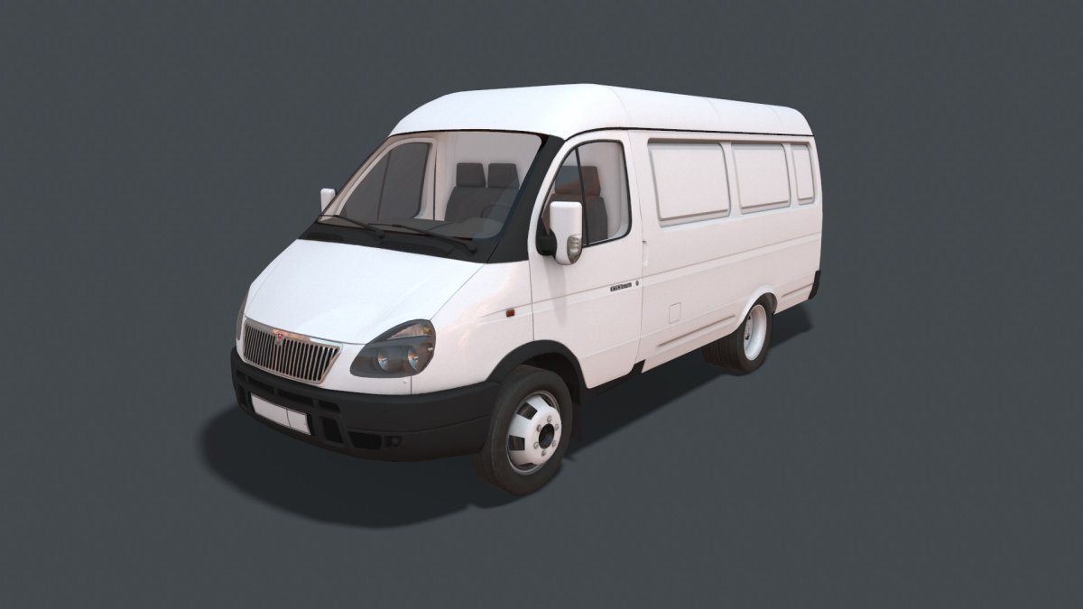 Газель 2705 3d model