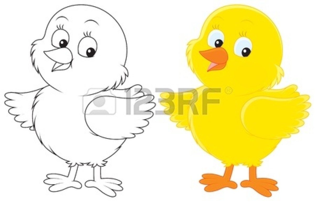 Стилизованные цыплята