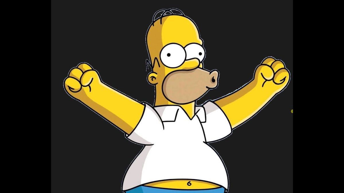 Гомер симпсон показывает фак