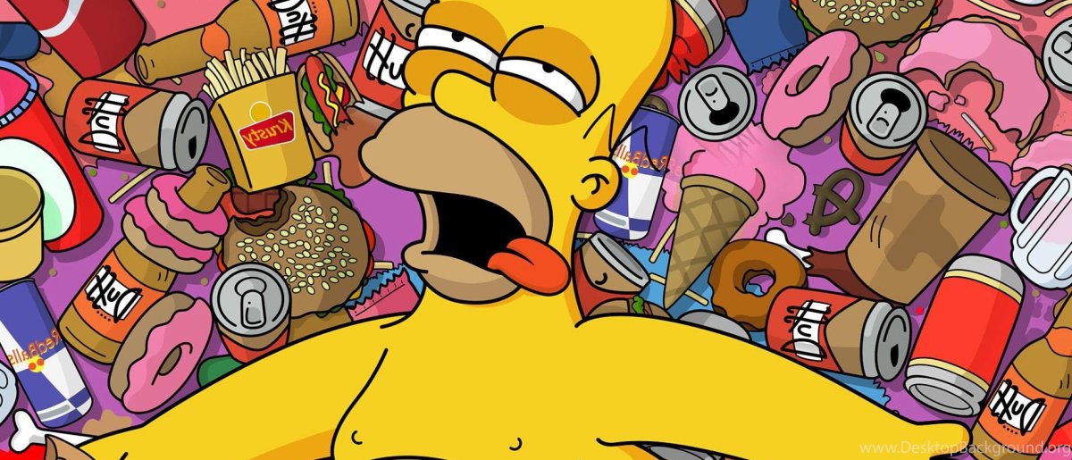 Обои на рабочий стол 4к симпсоны