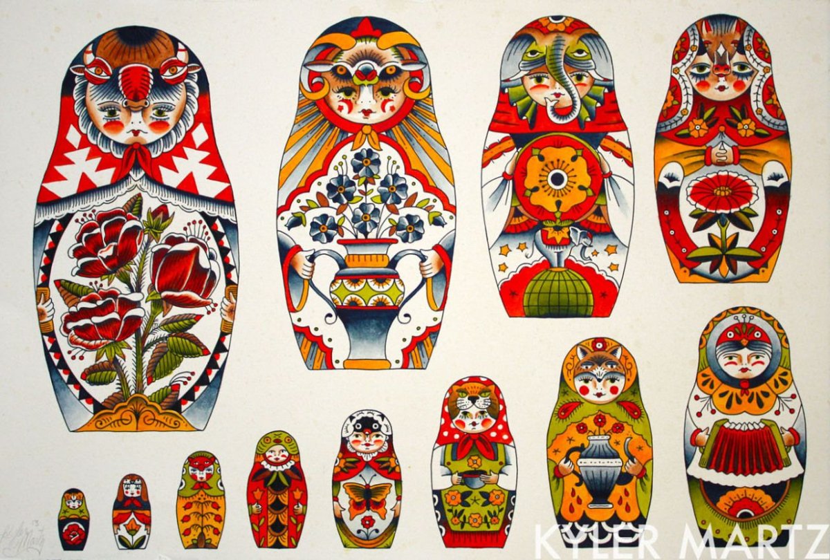 Матрешки Елены Маметьевой