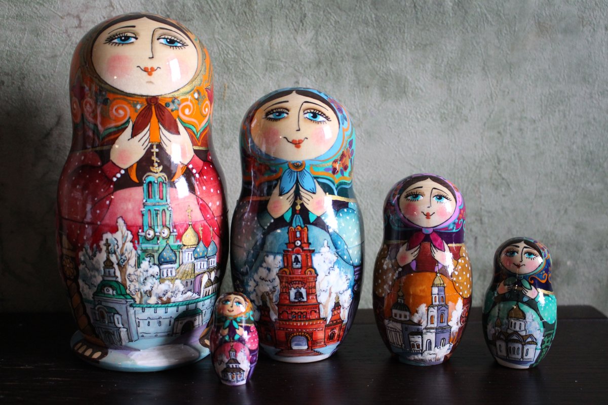 Матрешка Русалочка