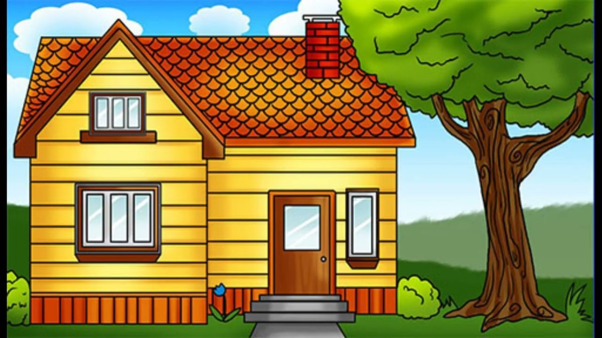 Дом мультяшный