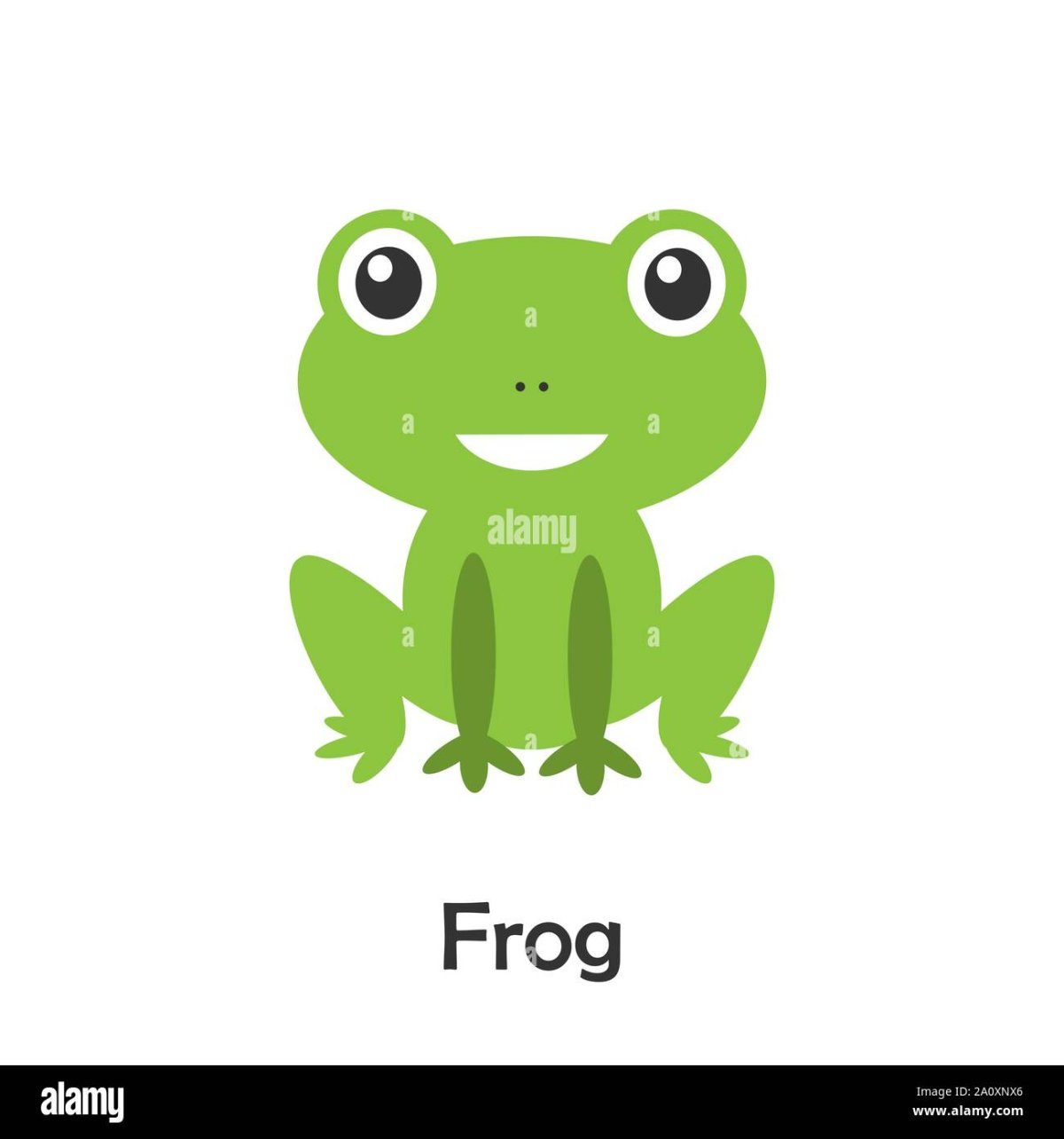 Лягушонок с открытым ртом