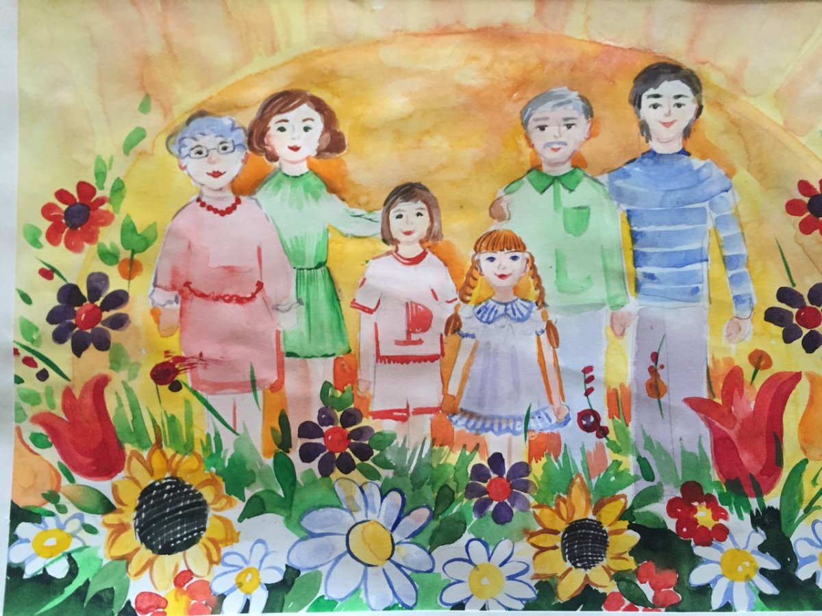 Рисунок на день семьи