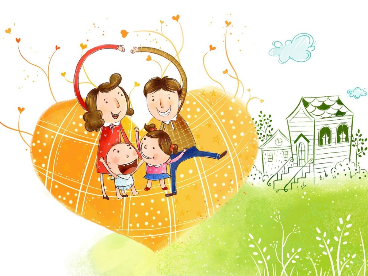 Открытки с праздником семьи