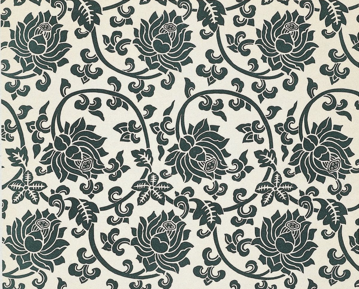 Растительный орнамент угловой