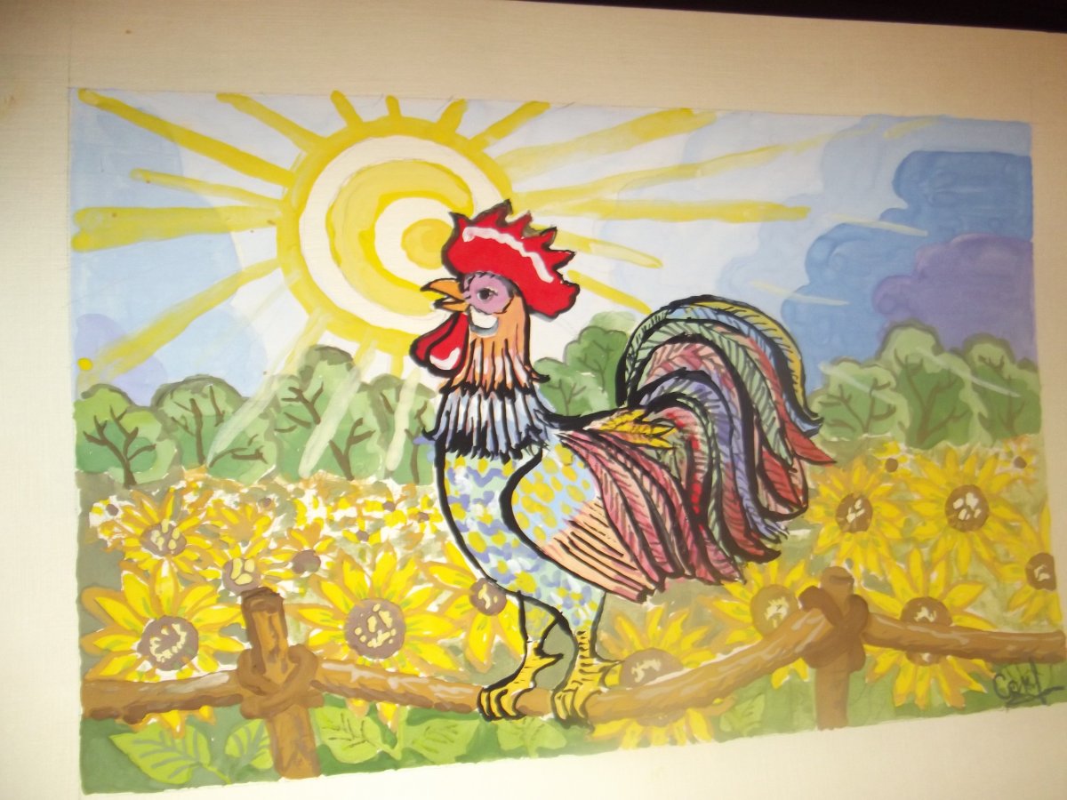 Курочка иллюстрация