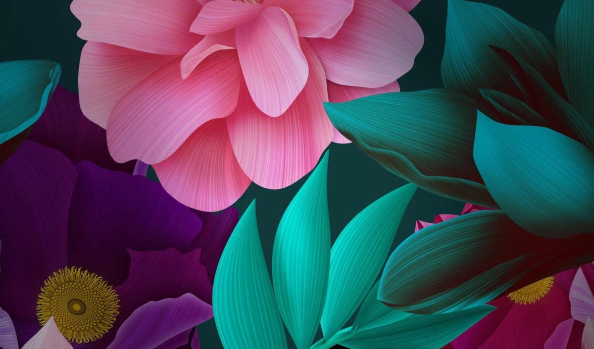 Обои на ноут цветы