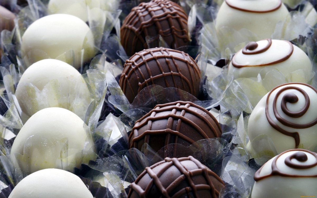 Сладости конфеты шоколад