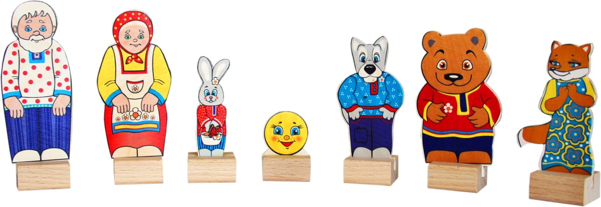 Кукольный театр Репка, Колобок,Теремок