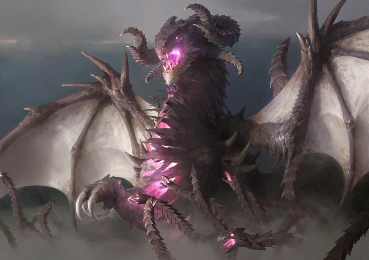 Дракон арт страшный