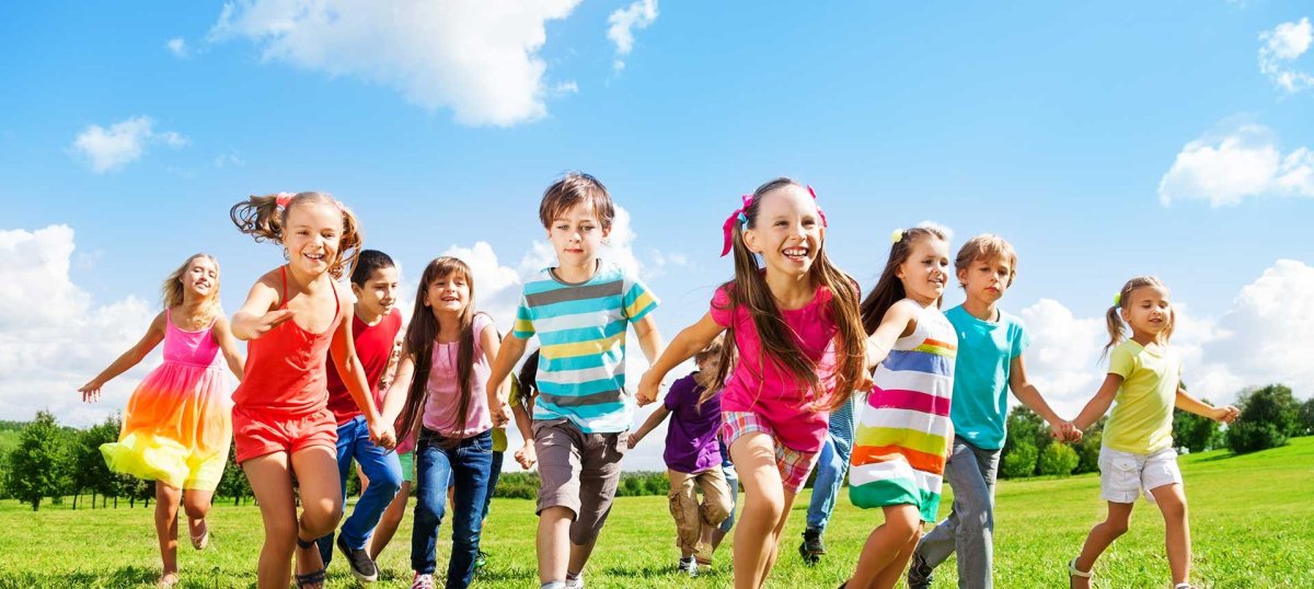 Лето дети море