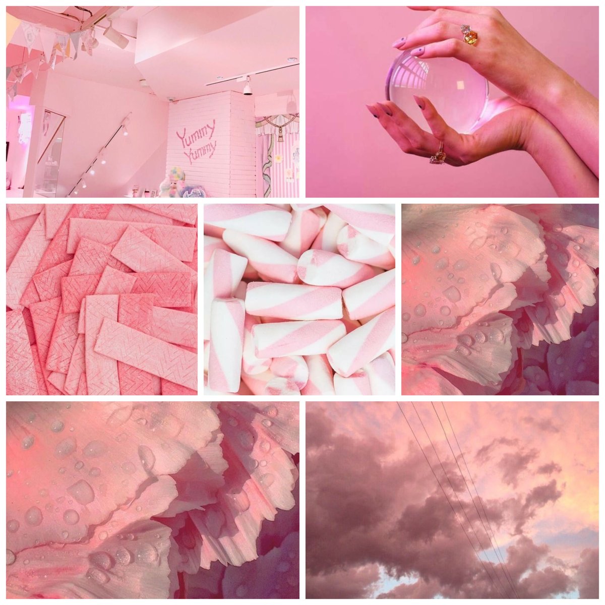 Эстетика розового света