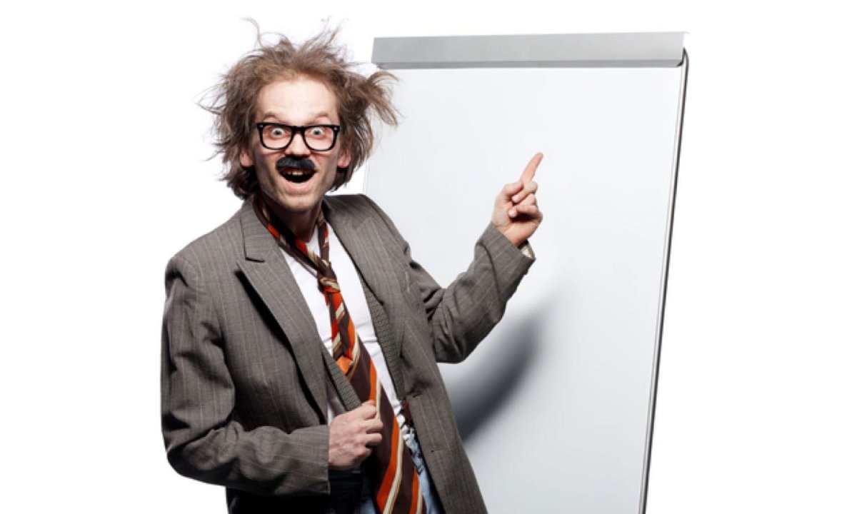 Прическа сумасшедшего профессора